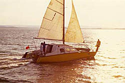 Ellicat off Poole Harbor